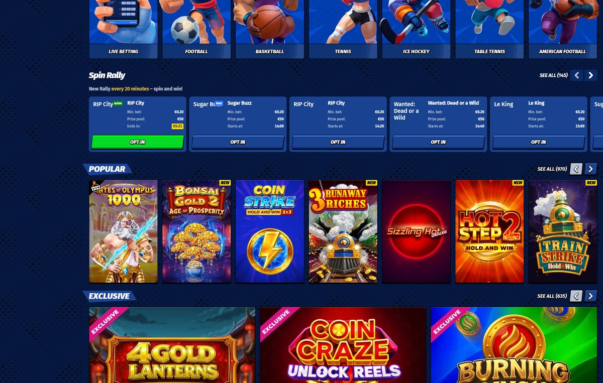Casino en direct et tables en direct