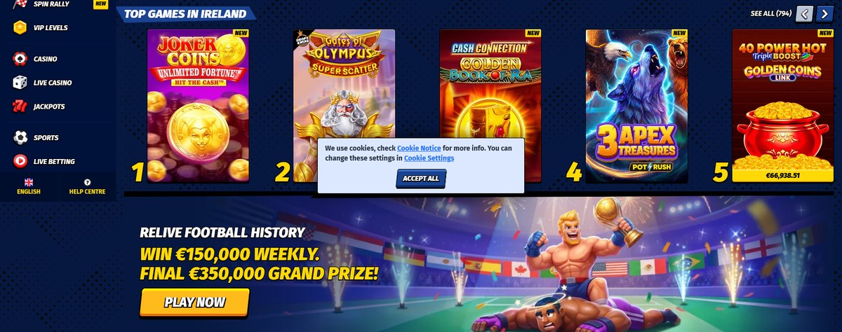 Machines populaires sur le lobby de BigClash