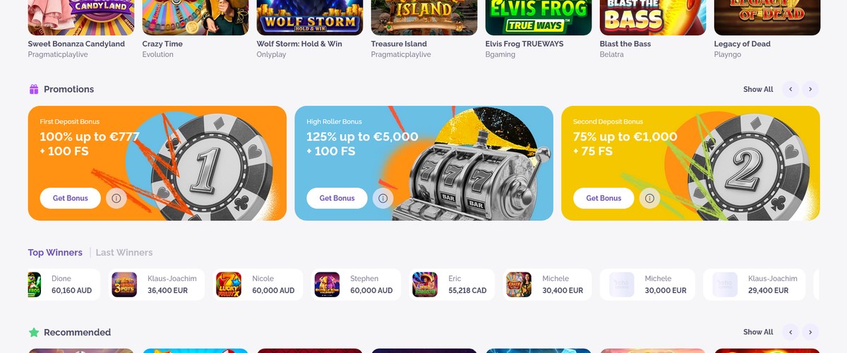 Live casino and tables
