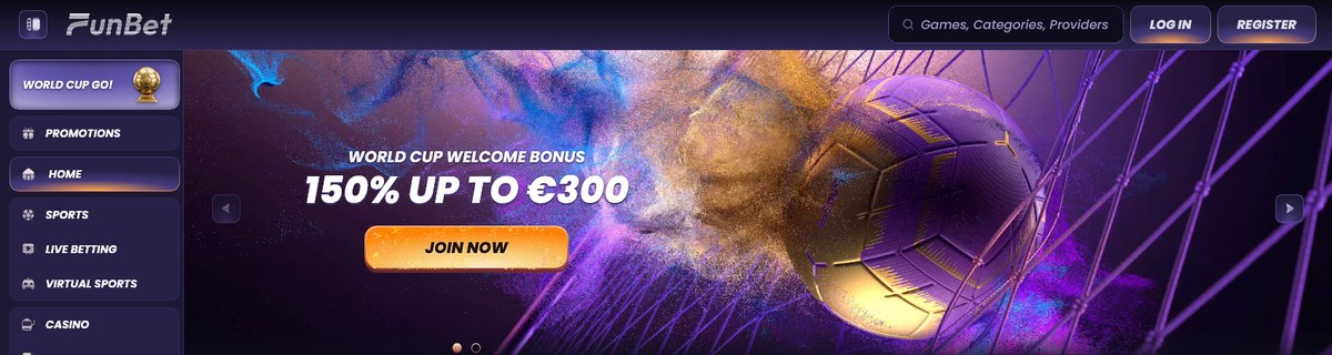 Funbet aula ja tervetuliaistarjous, kuvattu livenä