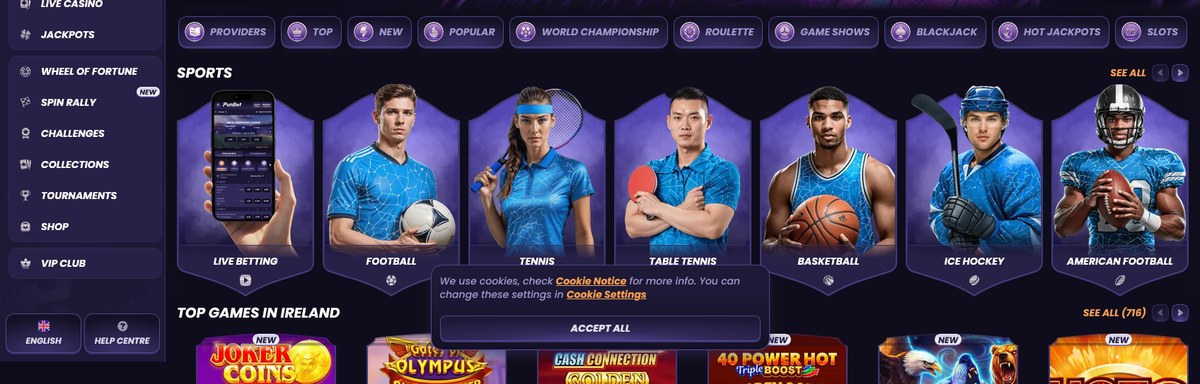 Suositut pelit Funbet aulassa