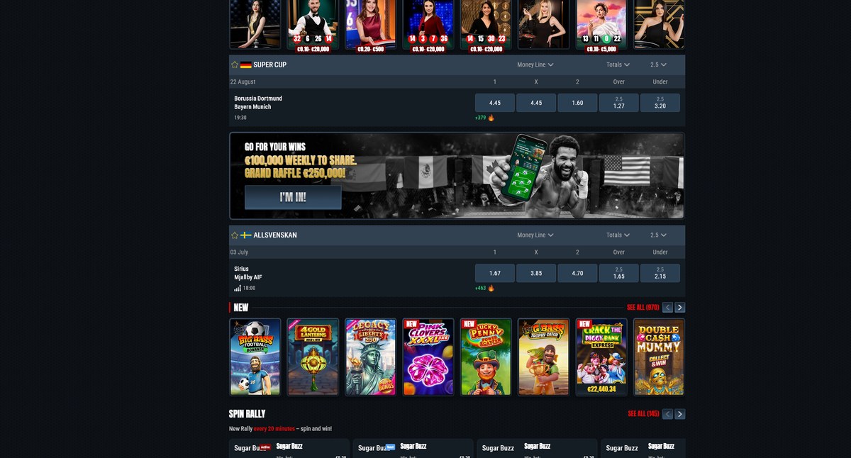 Grille de jeux avec étiquettes de fournisseur