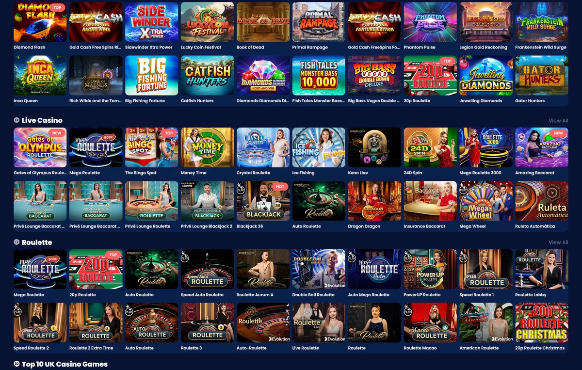 Slot grid with provider tags