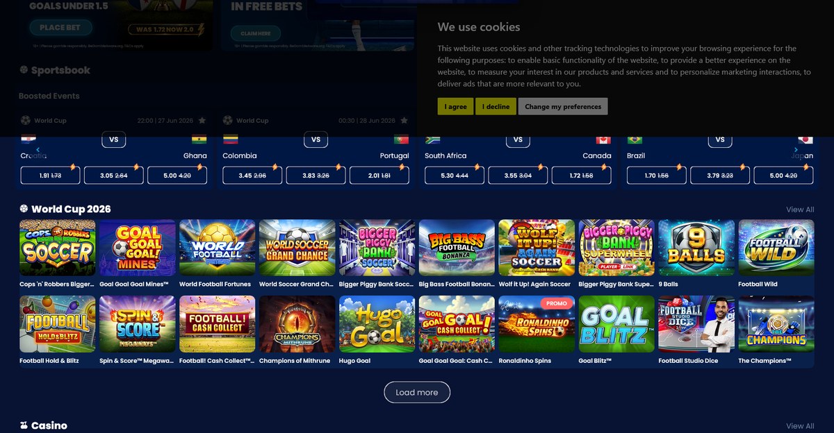 Popular slots on the HighBet lobby