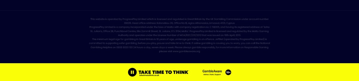 Footer with the UKGC licence and GAMSTOP marks