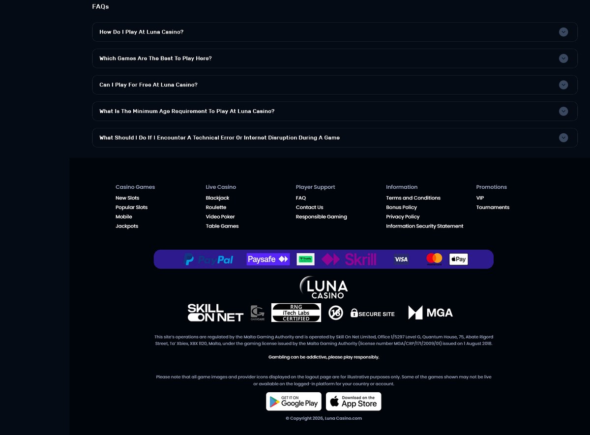 Footer with the UKGC licence and GAMSTOP marks