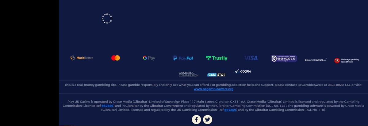 Footer with the UKGC licence and GAMSTOP marks