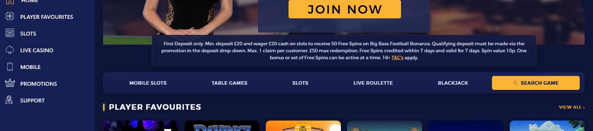 Popular slots on the PlayUK lobby