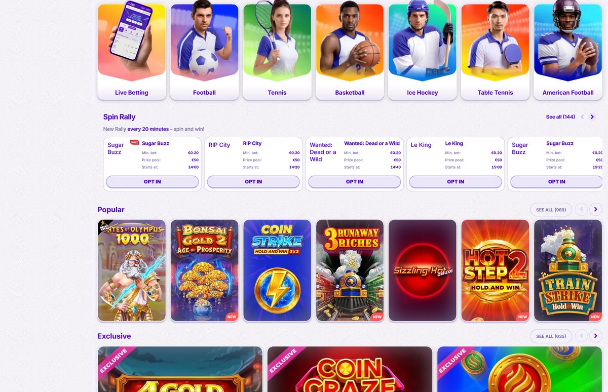 Casino en direct et tables en direct