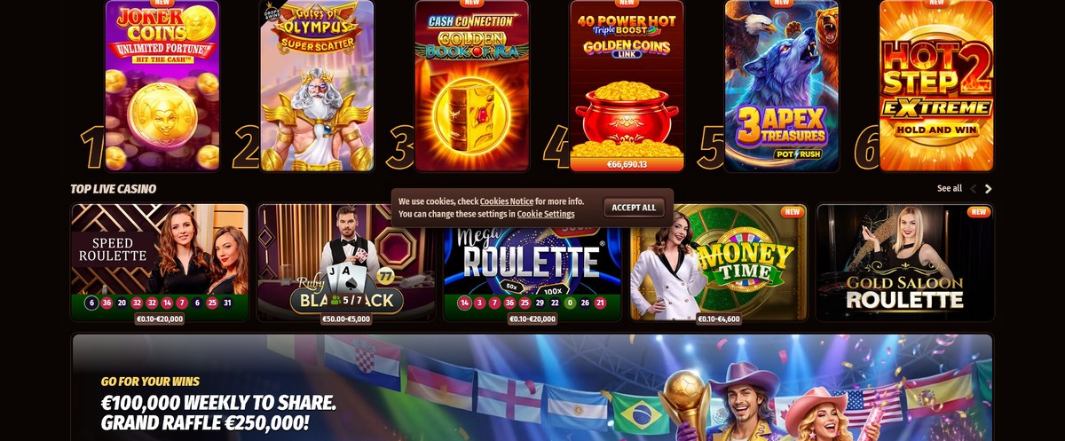 Machines populaires sur le lobby de Westace